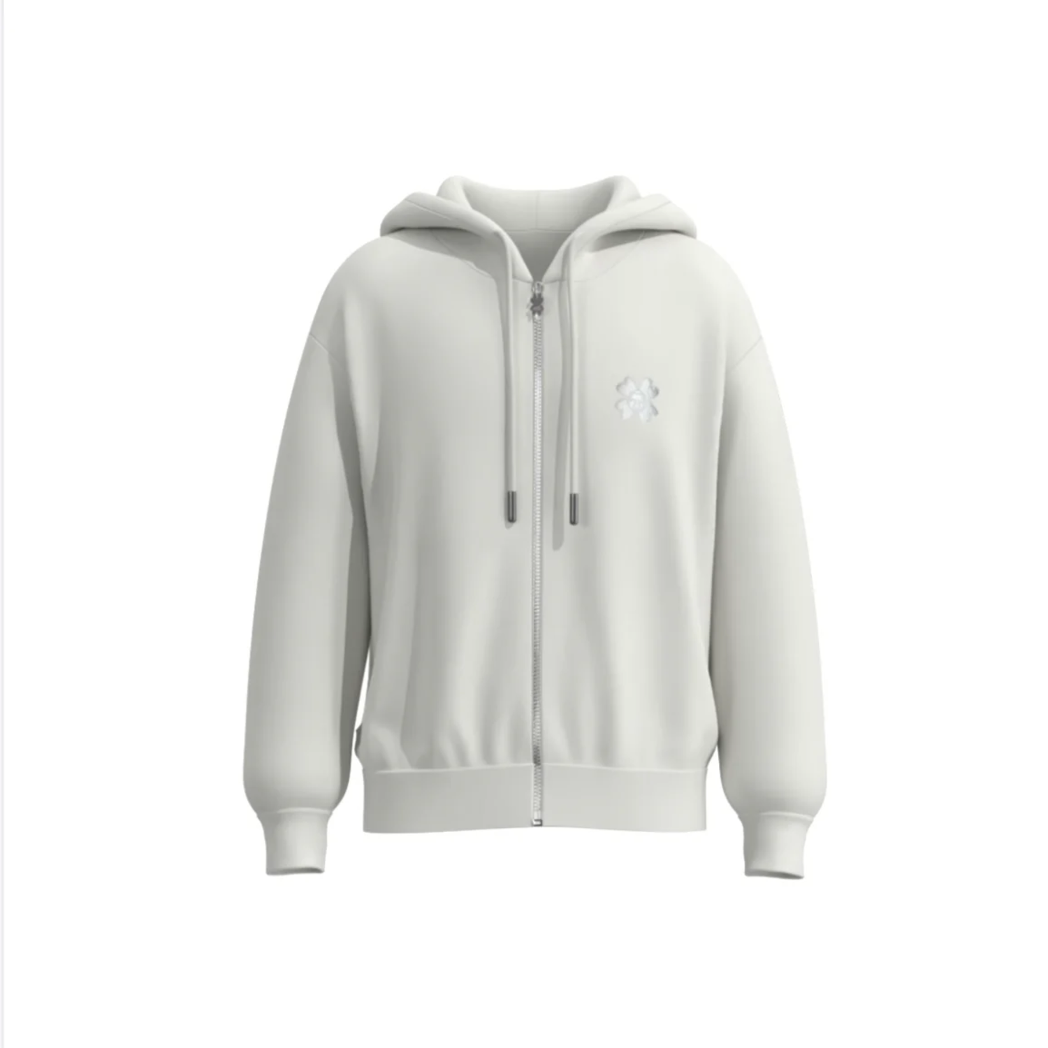 TOROM – Giacca bianca con motivo Goat